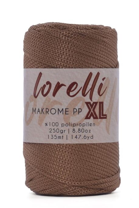 Lorelli Yarns - LORELLİ MAKROME PP XL 3MM 044 Kamel