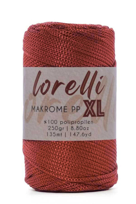 Lorelli Yarns - LORELLİ MAKROME PP XL 3MM 118 Taba