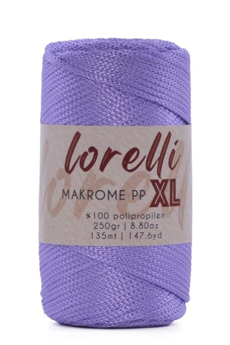 Lorelli Yarns - LORELLİ MAKROME PP XL 3MM 130 Lila