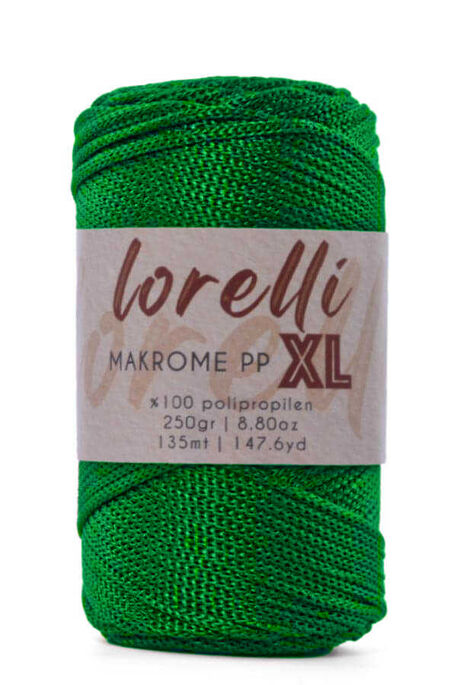 Lorelli Yarns - LORELLİ MAKROME PP XL 3MM 172 Çimen