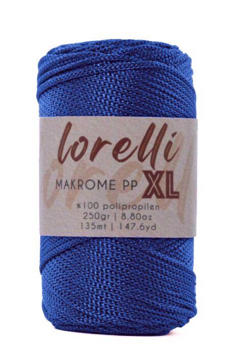 Lorelli Yarns - LORELLİ MAKROME PP XL 3MM 252 Saks Mavi