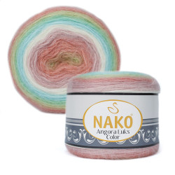 Nako Yarn - NAKO ANGORA LÜKS COLOR YARN 150 GR 81919