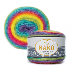 Nako Yarn - NAKO ANGORA LÜKS COLOR YARN 150 GR 81920