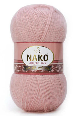 Nako Yarn - NAKO ANGORA LÜKS KNİTTİNG YARN 10275 Pinkish Powder