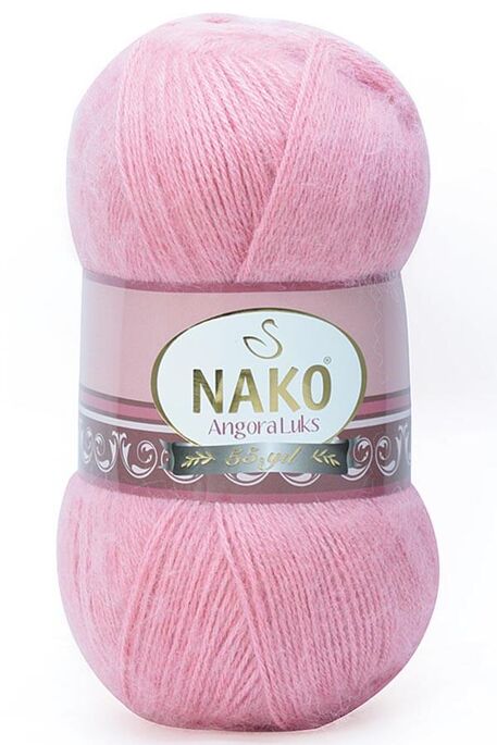 Nako Yarn - NAKO ANGORA LÜKS KNİTTİNG YARN 10325 Old Rose