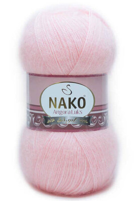 Nako Yarn - NAKO ANGORA LÜKS KNİTTİNG YARN 11502 Light Pink