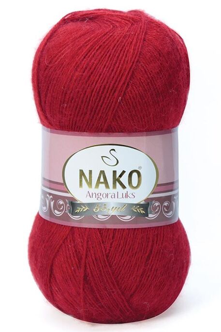 Nako Yarn - NAKO ANGORA LÜKS KNİTTİNG YARN 1175 Dark Red