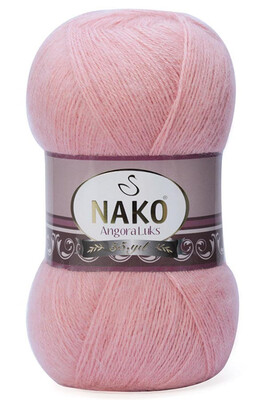 Nako Yarn - NAKO ANGORA LÜKS KNİTTİNG YARN 1424 Powder Pink