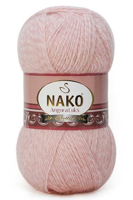 Nako Yarn - NAKO ANGORA LÜKS KNİTTİNG YARN 21356 Powder