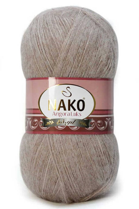 Nako Yarn - NAKO ANGORA LÜKS KNİTTİNG YARN 5331 Beige Melange