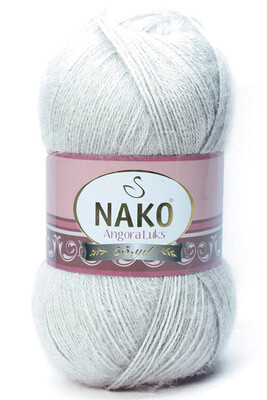 Nako Yarn - NAKO ANGORA LÜKS KNİTTİNG YARN 969 Silver