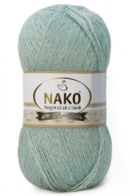 Nako Yarn - NAKO ANGORA LÜKS SİMLİ KNİTTİNG YARN 10023SE Azure