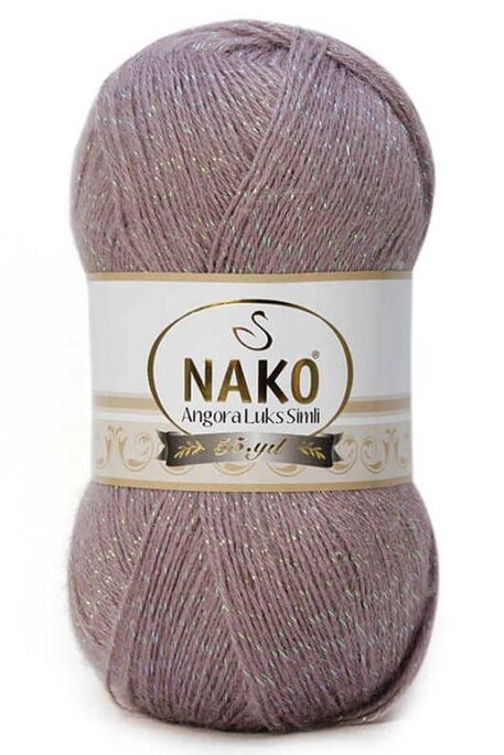 Nako Yarn - NAKO ANGORA LÜKS SİMLİ KNİTTİNG YARN 10155SE Grape Juice