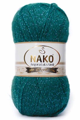 Nako Yarn - NAKO ANGORA LÜKS SİMLİ KNİTTİNG YARN 10171MV Petrol