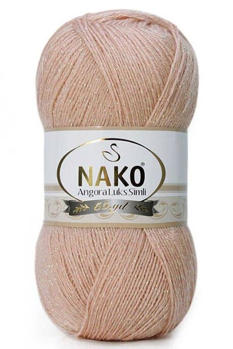 Nako Yarn - NAKO ANGORA LÜKS SİMLİ KNİTTİNG YARN 10722SE Sea shell