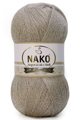 Nako Yarn - NAKO ANGORA LÜKS SİMLİ KNİTTİNG YARN 1199G Taupe