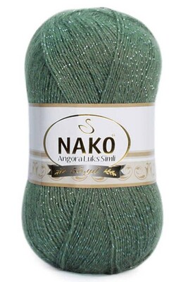 Nako Yarn - NAKO ANGORA LÜKS SİMLİ KNİTTİNG YARN 1631 Green Almond