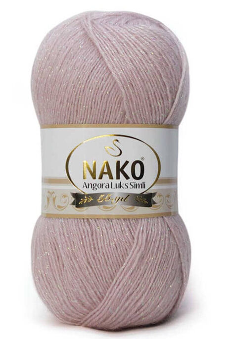 Nako Yarn - NAKO ANGORA LÜKS SİMLİ KNİTTİNG YARN 318SE Rose Bud