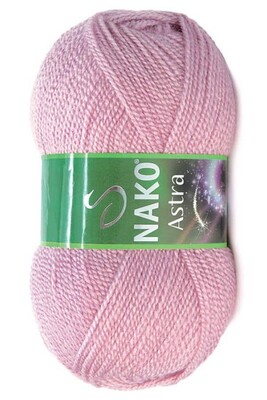 Nako Yarn - NAKO ASTRA KNİTTİNG YARN 10275 Pinkish Powder