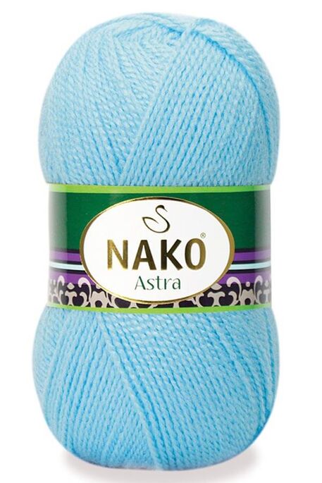 Nako Yarn - NAKO ASTRA KNİTTİNG YARN 10535 Light Turquoise