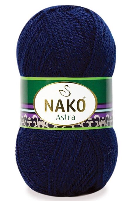 Nako Yarn - NAKO ASTRA KNİTTİNG YARN 148 Navy Blue