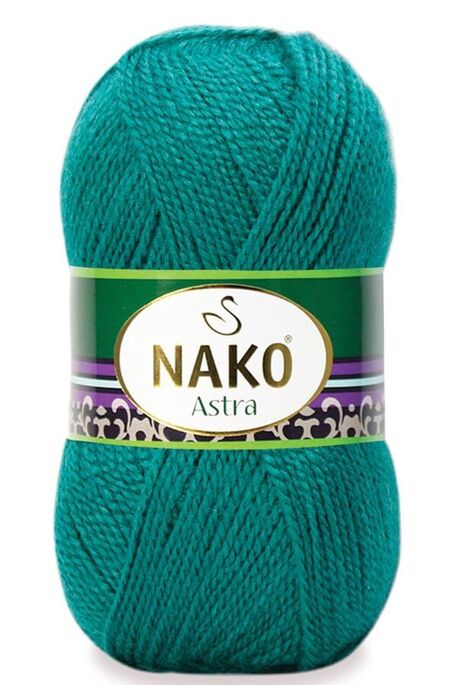 Nako Yarn - NAKO ASTRA KNİTTİNG YARN 181 Mallard Green