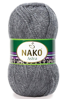 Nako Yarn - NAKO ASTRA KNİTTİNG YARN 194 Grey Melange