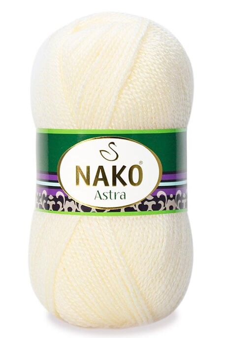 Nako Yarn - NAKO ASTRA KNİTTİNG YARN 23403 Ancient Lace