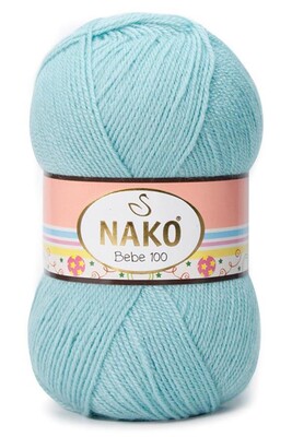 Nako Yarn - NAKO BEBE 100 KNİTTİNG YARN 10482 Azure