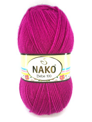 Nako Yarn - NAKO BEBE 100 KNİTTİNG YARN 10888 Nail Polish