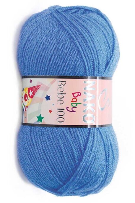 Nako Yarn - NAKO BEBE 100 KNİTTİNG YARN 1256 Denim