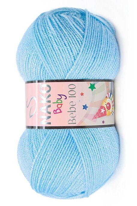 Nako Yarn - NAKO BEBE 100 KNİTTİNG YARN 214 Horizon Blue