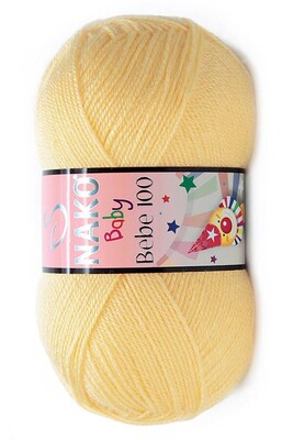 Nako Yarn - NAKO BEBE 100 KNİTTİNG YARN 215 Straw