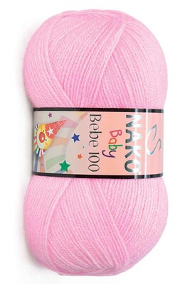 Nako Yarn - NAKO BEBE 100 KNİTTİNG YARN 23069 Cotton Candy