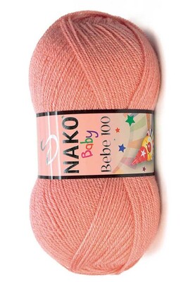 Nako Yarn - NAKO BEBE 100 KNİTTİNG YARN 2525 Salmon