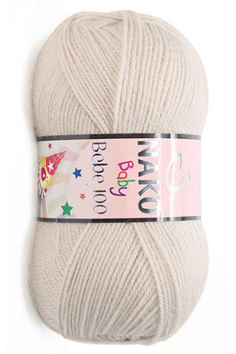 Nako Yarn - NAKO BEBE 100 KNİTTİNG YARN 6383 Mushroom