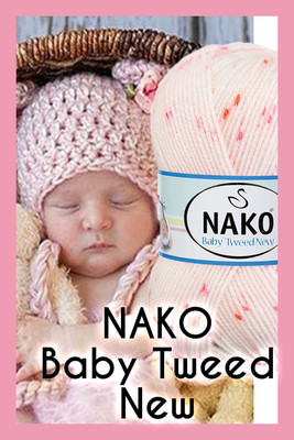 NAKO BEBE TWEED NEW KNİTTİNG YARN 31509 - Thumbnail