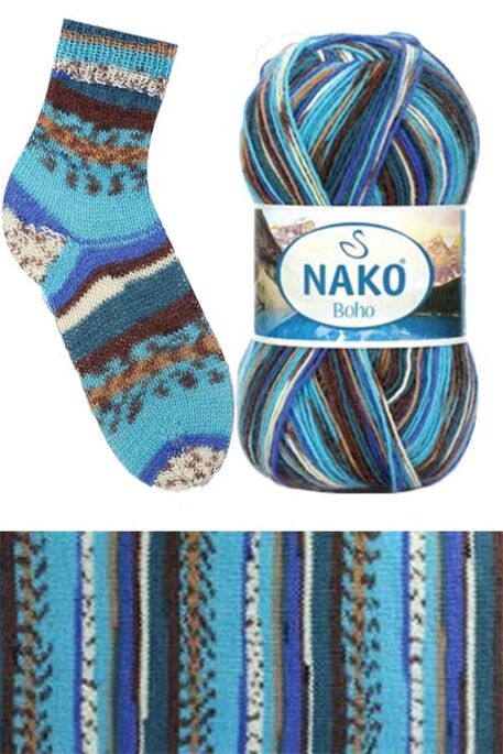 Nako Yarn - NAKO BOHO CONCEPT SOCK YARN 82446