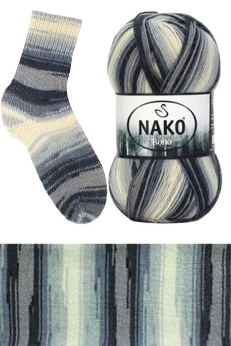 Nako Yarn - NAKO BOHO CONCEPT SOCK YARN 82449