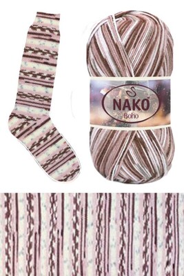 Nako Yarn - NAKO BOHO CONCEPT Sock Yarn 82692 You And Me