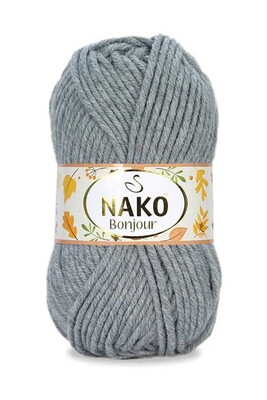 Nako Yarn - NAKO BONJOUR 24037 Gri Melanj