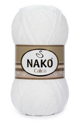 NAKO - NAKO CALİCO 208 Beyaz