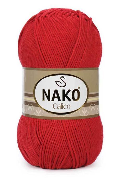 Nako Yarn - NAKO CALİCO KNİTTİNG YARN 2209 Red