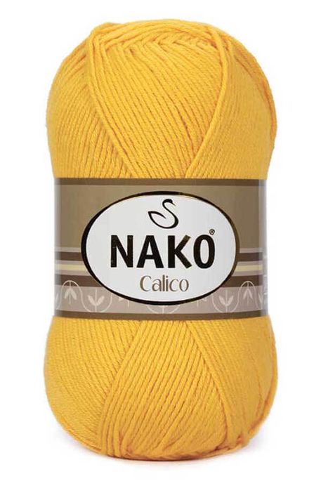 Nako Yarn - NAKO CALİCO KNİTTİNG YARN 4285 Yellow