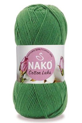 Nako Yarn - NAKO COTTON LÜKS 97576 Çimen