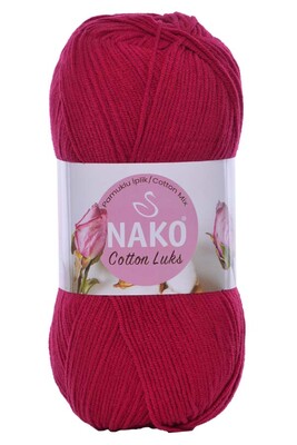 Nako Yarn - NAKO COTTON LÜKS 97590 Şarabi