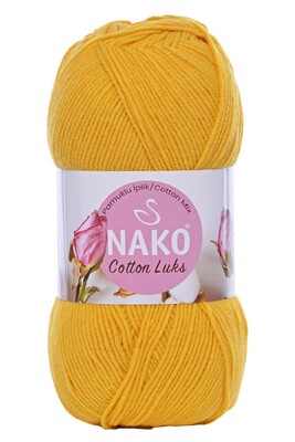 Nako Yarn - NAKO COTTON LÜKS 97595 Safran