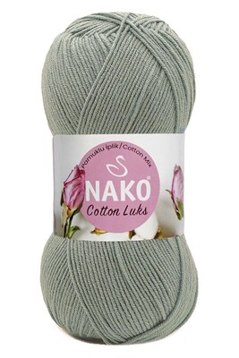 Nako Yarn - NAKO COTTON LÜKS 97600 Gri