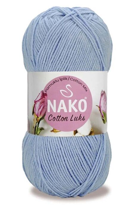 Nako Yarn - NAKO COTTON LÜKS YARN 97565 Blue