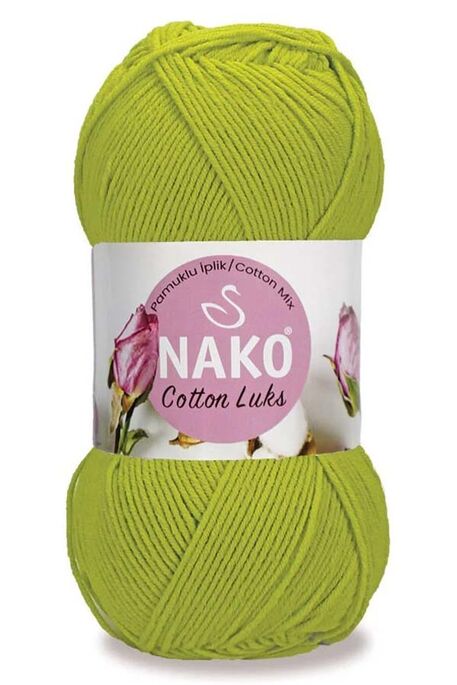 Nako Yarn - NAKO COTTON LÜKS YARN 97566 Neon